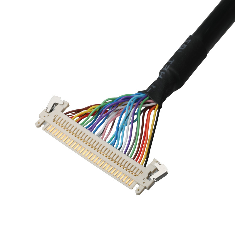 CABLE LCD JAE FI-X30HL Conector de cable de placa base de pantalla UL20276 AWG30 con trenzas y etiqueta UL