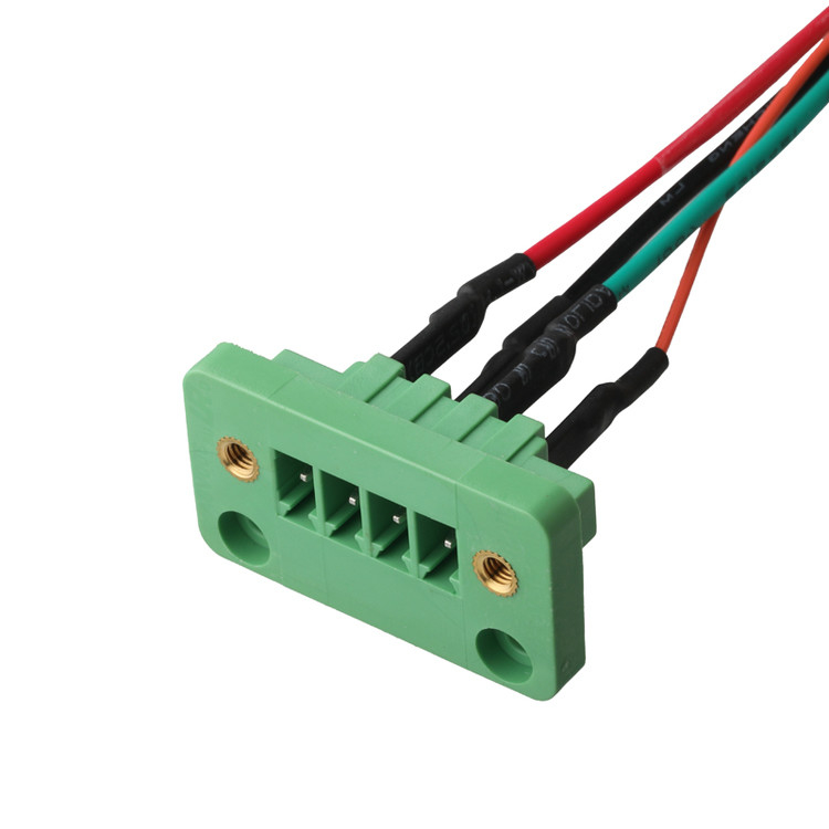 DFK-MC JL15CDGV-3.81 4Pin a MX1.25-12Pin y UL Lobel a través de los bloques terminales de la pared