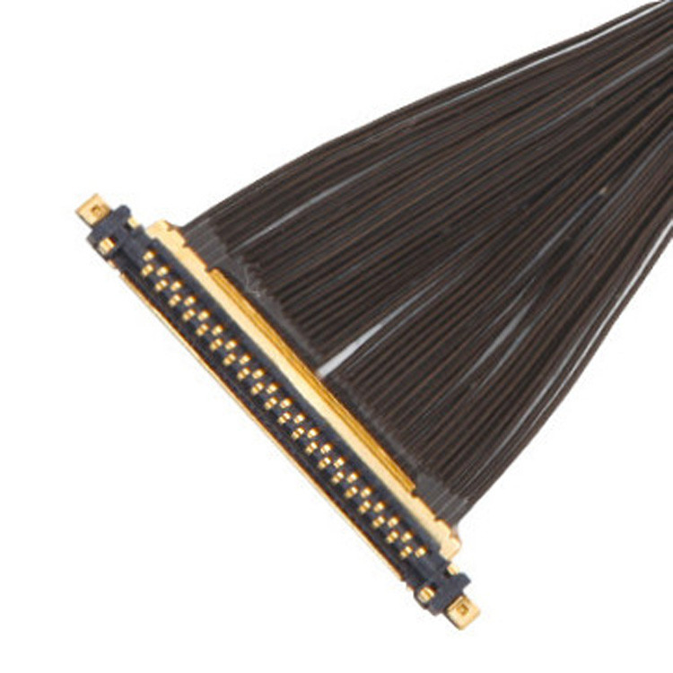IPEX CABLINE®-UX II 40P UL11130 46AWG Grupo de cable microcoaxial I-PEX 20531-040t-02 IDC Formando OEM/ODM
