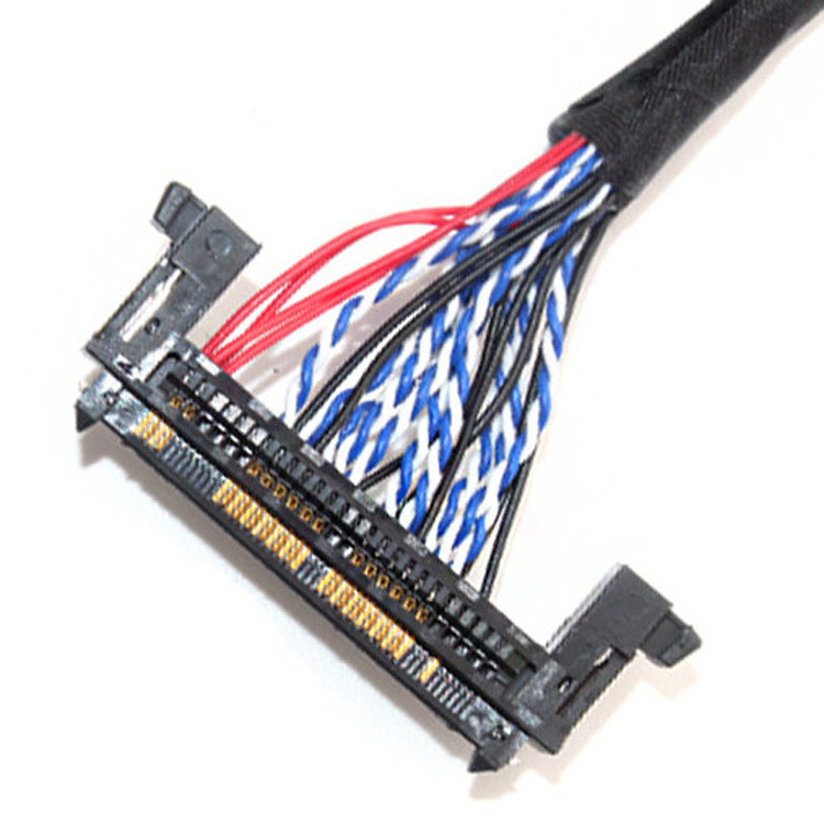 El conjunto de cable LCD LVDS de 1.0 mm Pitch JAE Fix-30ssl-Hf a  DF13 EDP 26AWG