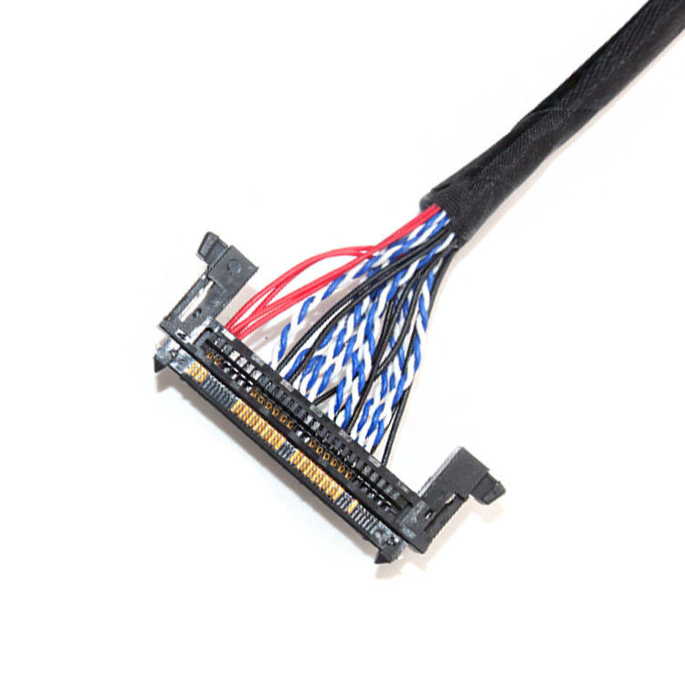 El conjunto de cable LCD LVDS de 1.0 mm Pitch JAE Fix-30ssl-Hf a  DF13 EDP 26AWG