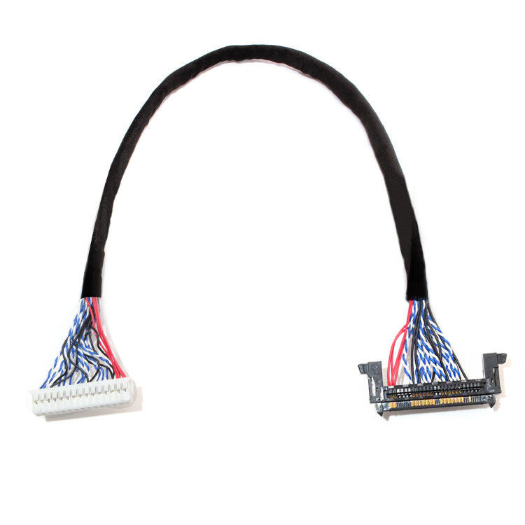 El conjunto de cable LCD LVDS de 1.0 mm Pitch JAE Fix-30ssl-Hf a  DF13 EDP 26AWG