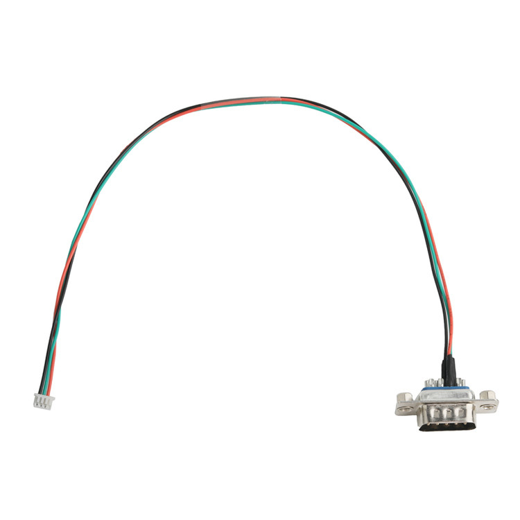 Conjunto de cable DB 9P LVDS D-SUB-9P Soldador masculino a MX1.25mm Conector de cable 4Pin OEM / ODM
