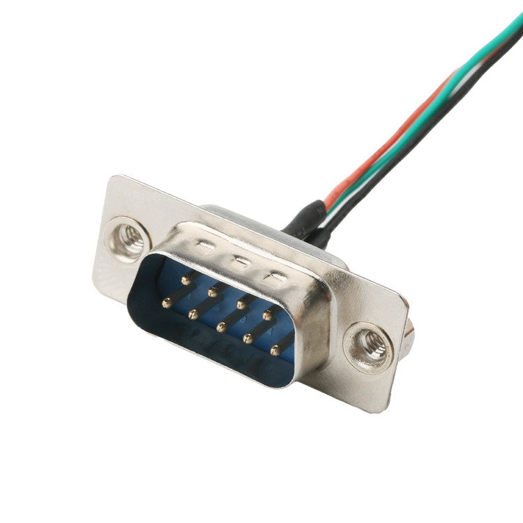 Conjunto de cable DB 9P LVDS D-SUB-9P Soldador masculino a MX1.25mm Conector de cable 4Pin OEM / ODM
