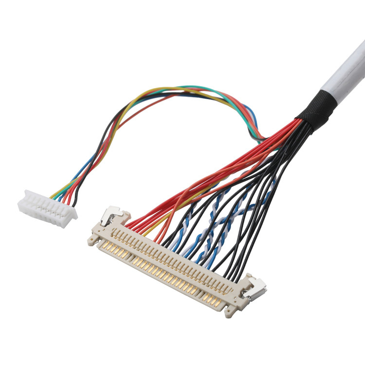 El cable LVDS FI-X30HL 30P a DF20A-40P o 9P HSG es un conector coaxial de cable OEM/ODM