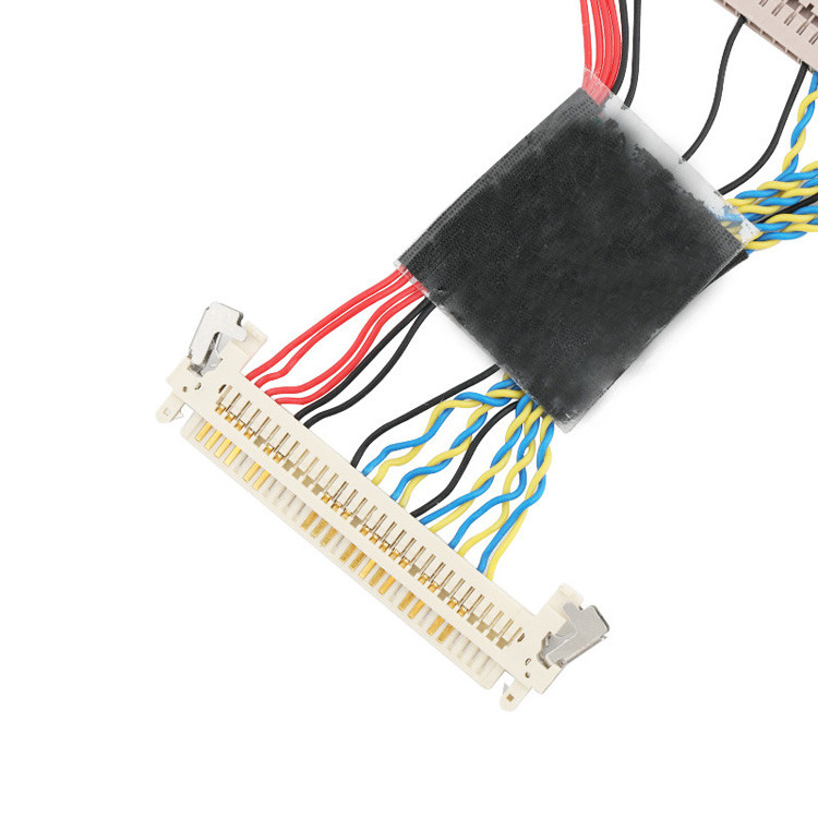 Se configura el conjunto de cables EDP LVDS de 30 pines desde  DF14-30S-1.25C hasta JAE FI-X30