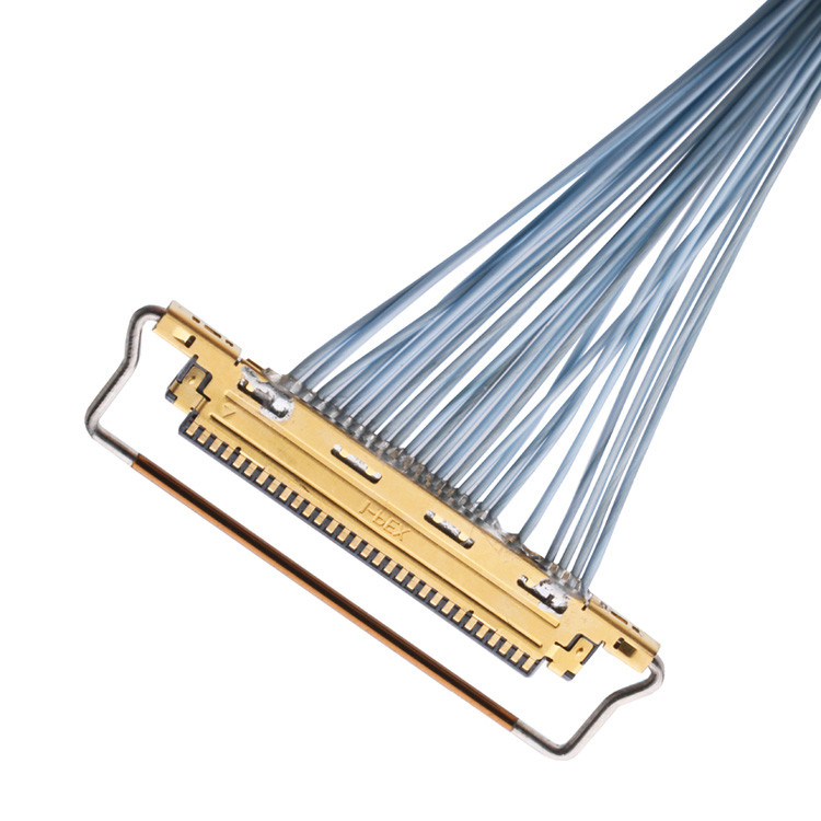 Cables de coaxil micro coaxiales finos adicionales del conector de IDC KEL SSL20-40SB a SSL20-40SB
