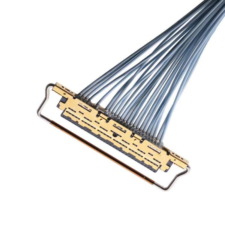 Cables de coaxil micro coaxiales finos adicionales del conector de IDC KEL SSL20-40SB a SSL20-40SB
