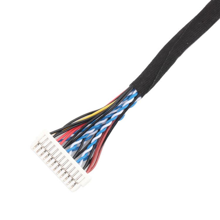 24pin MOLEX 504186-2400 30pin JAE FI-X30HL LCD LVDS Cable de ensamblaje longitud personalizar