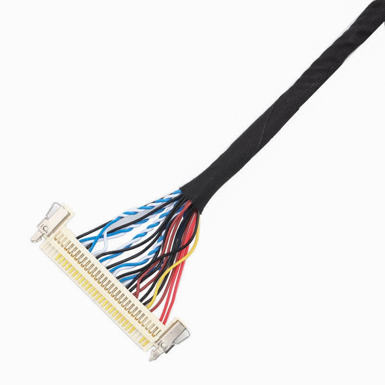 24pin MOLEX 504186-2400 30pin JAE FI-X30HL LCD LVDS Cable de ensamblaje longitud personalizar