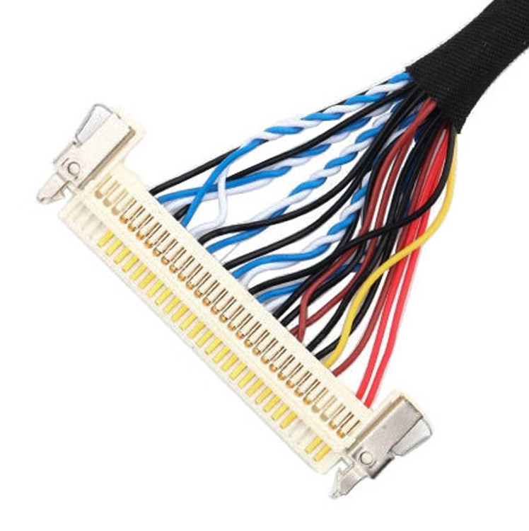 24pin MOLEX 504186-2400 30pin JAE FI-X30HL LCD LVDS Cable de ensamblaje longitud personalizar