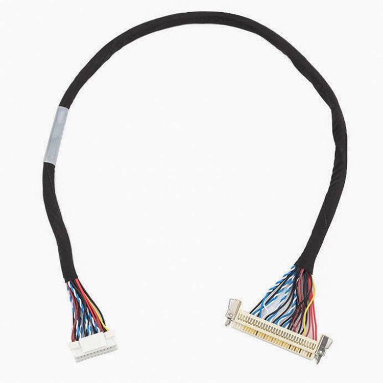 24pin MOLEX 504186-2400 30pin JAE FI-X30HL LCD LVDS Cable de ensamblaje longitud personalizar