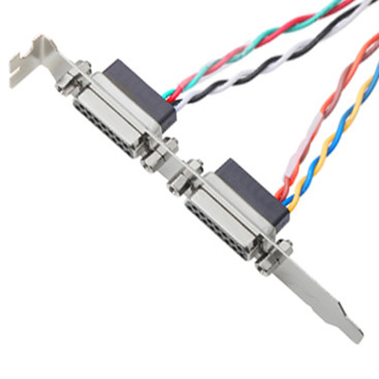 2 Pin 205205-2 de la hembra 15 del conector del cable Db15 de Lvds de los pares eléctrico a Pin 40
