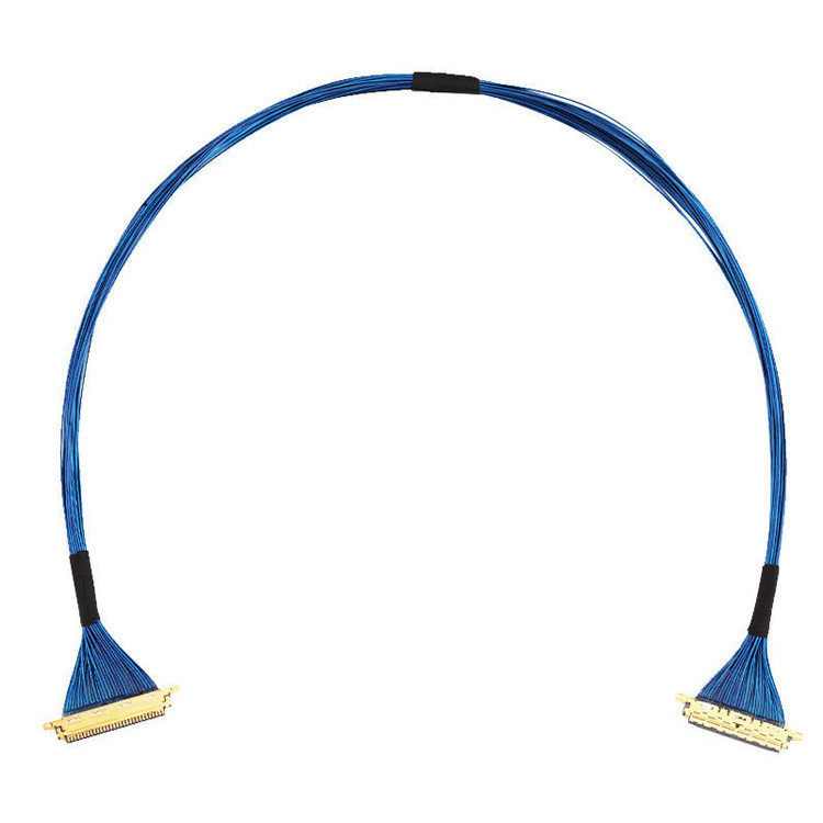 Micro Coaxial 20453-030T a 20453-030T LVDS EDP ensamblaje de cable 0,5 mm Pitch