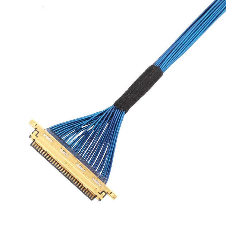 Micro Coaxial 20453-030T a 20453-030T LVDS EDP ensamblaje de cable 0,5 mm Pitch
