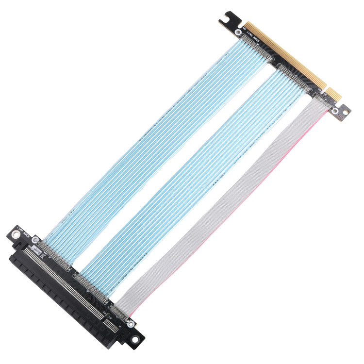 PCB Cable coaxial extremadamente fino PCIE gráficos de computadora tarjetas gráficas cable de adaptación de extensión