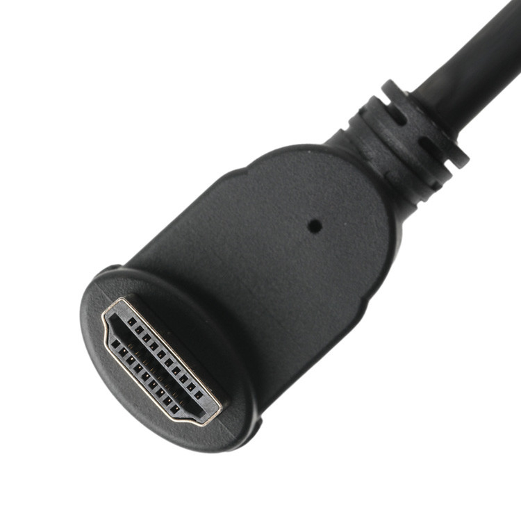 Conector de conector HDMI-A de 19 pin masculino a 19 pin femenino