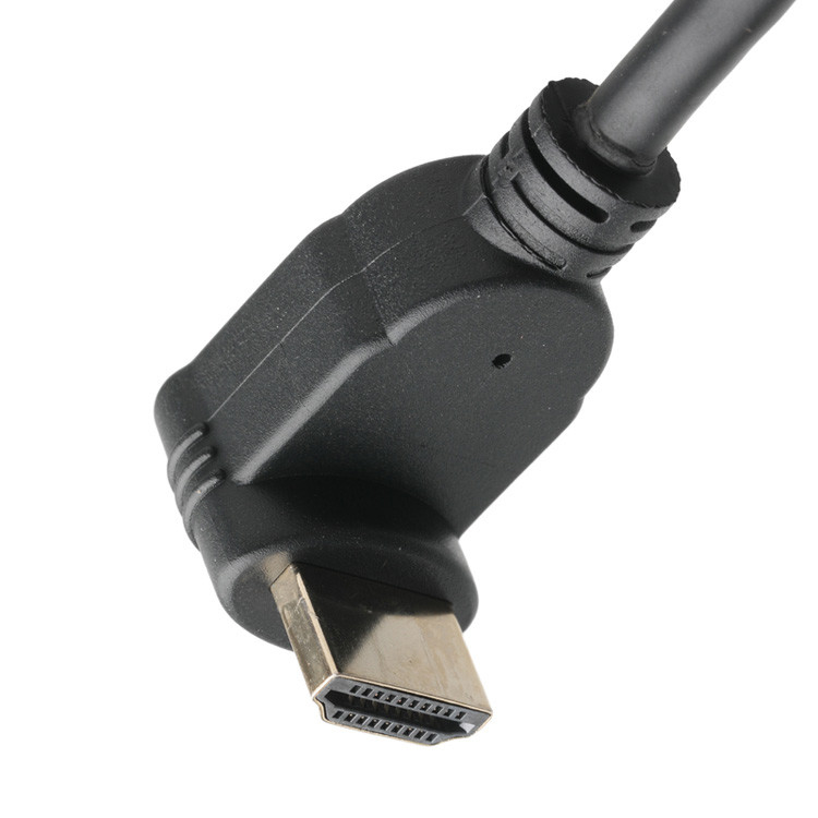 Conector de conector HDMI-A de 19 pin masculino a 19 pin femenino