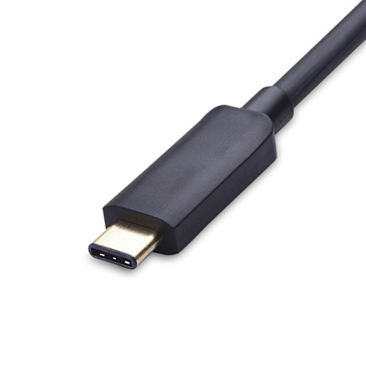 Conector de ensamblaje de cable LVDS de cable USB-C a DVI LCD OEM / ODM