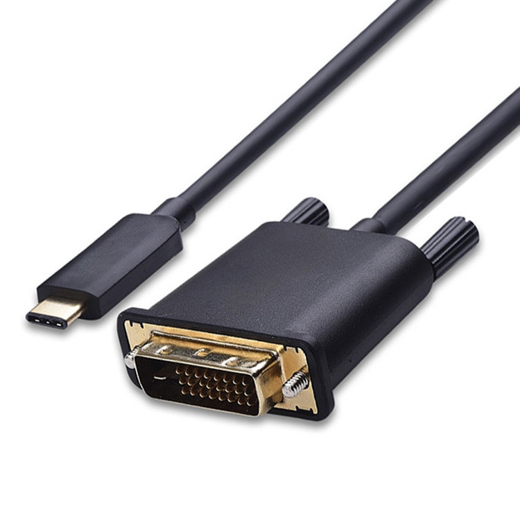 Conector de ensamblaje de cable LVDS de cable USB-C a DVI LCD OEM / ODM