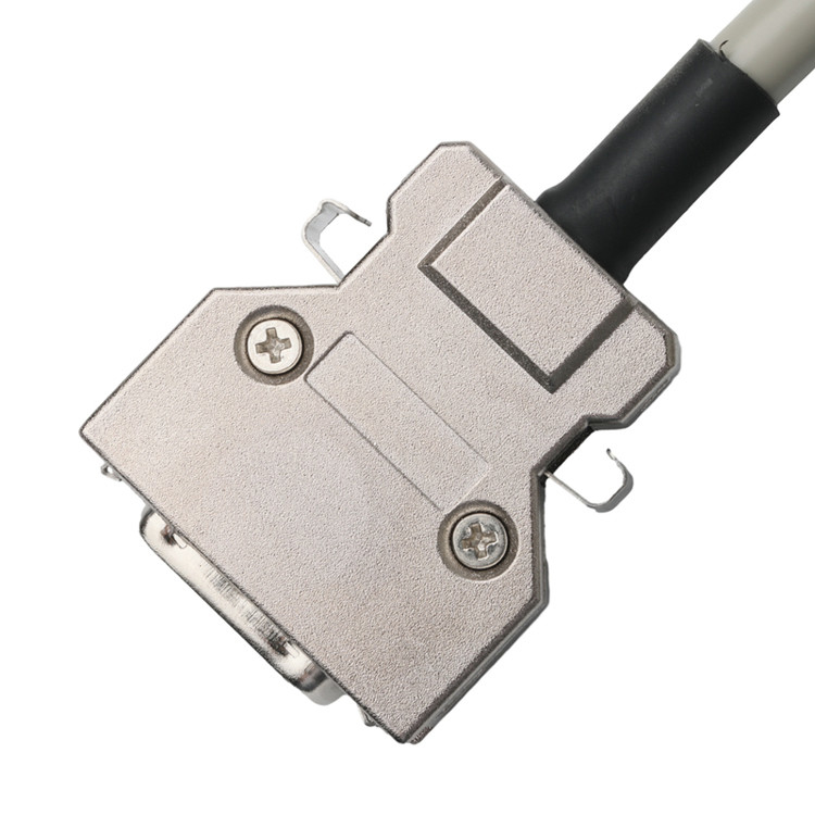 Hd D-Sub a Mdr Conector de conector de cable 14p*28 Awg Od 7.0mm Jack de PVC Beige