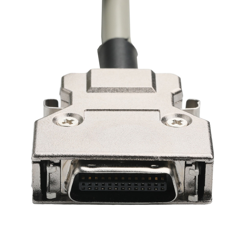 Hd D-Sub a Mdr Conector de conector de cable 14p*28 Awg Od 7.0mm Jack de PVC Beige