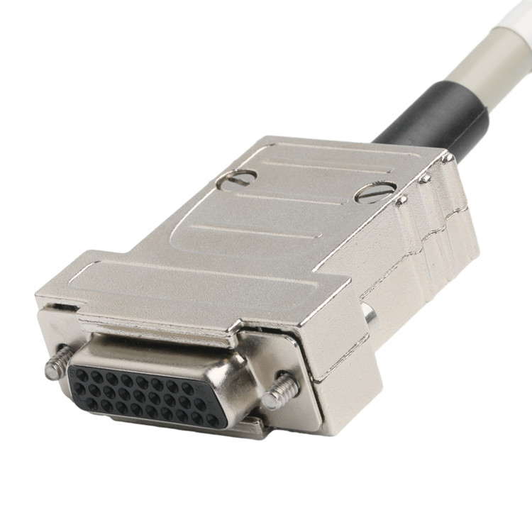 Hd D-Sub a Mdr Conector de conector de cable 14p*28 Awg Od 7.0mm Jack de PVC Beige