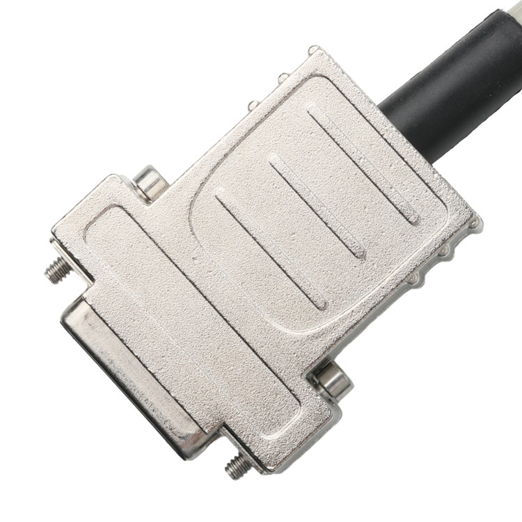 Hd D-Sub a Mdr Conector de conector de cable 14p*28 Awg Od 7.0mm Jack de PVC Beige