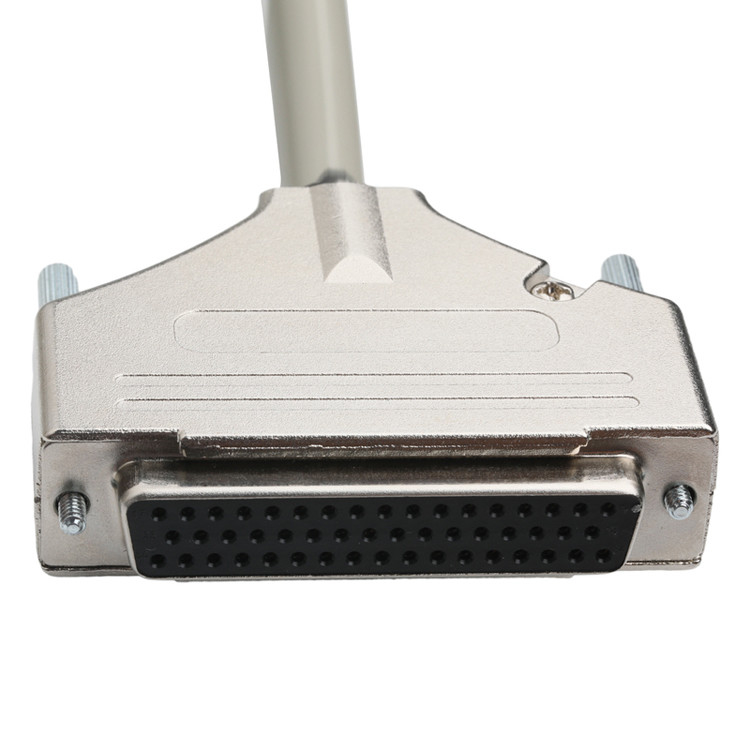 Hd D Sub Db50 Caso de aleación de zinc de níquel recubierto con D-Sub Mdr Plug Od 90mm