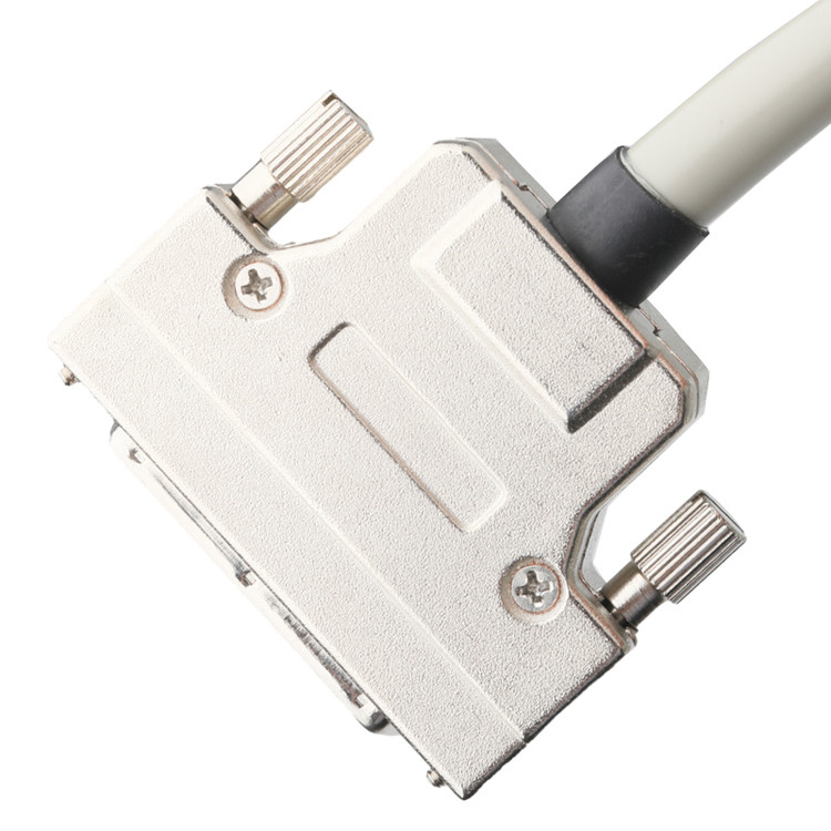 Hd D Sub Db50 Caso de aleación de zinc de níquel recubierto con D-Sub Mdr Plug Od 90mm