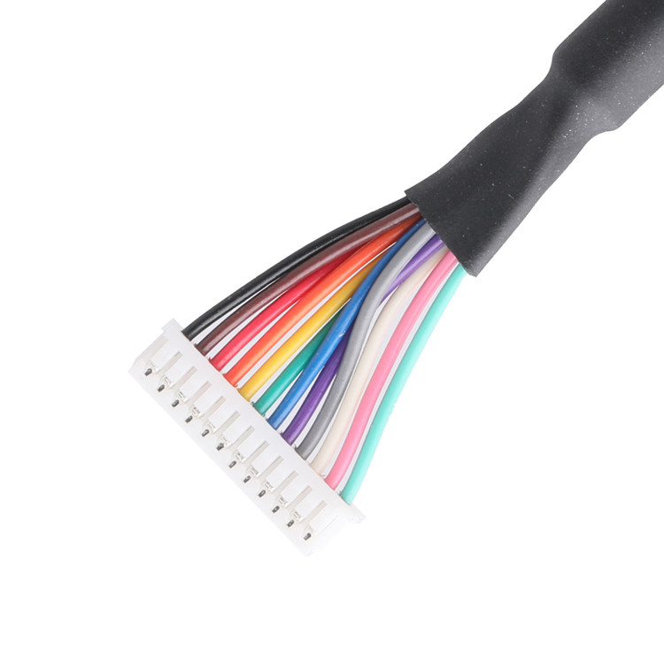 MX1.25-12P Lvds Cable Assembly HSGWP/N 1025-H-12P-N-HF UL20276 28AWG*12C OD 5,5 mm