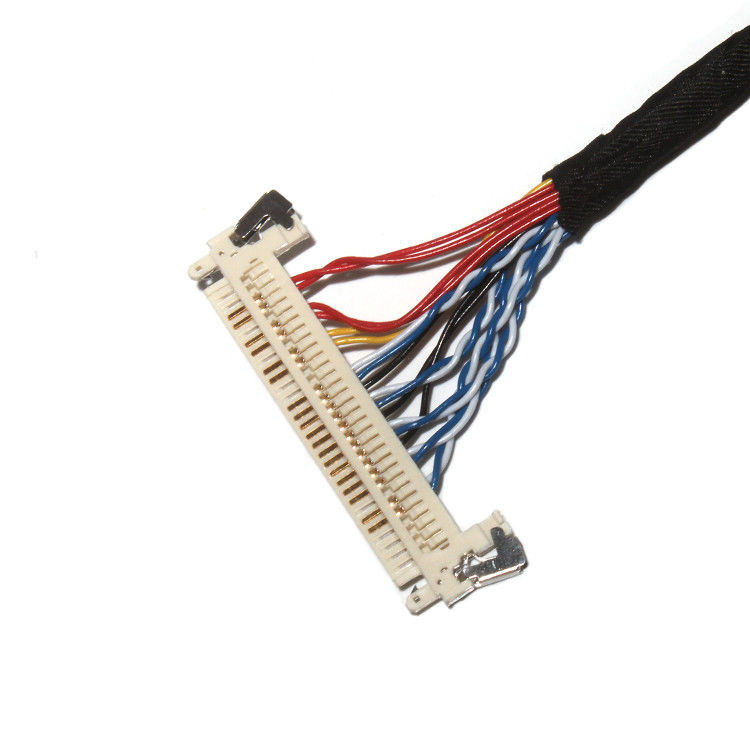 Personalizar longitud 2.0mm Pitch Lvds Cable Asamblea 30 Pin IPEX DF11-24DS-2C a FI-X3OHL OEM / ODM