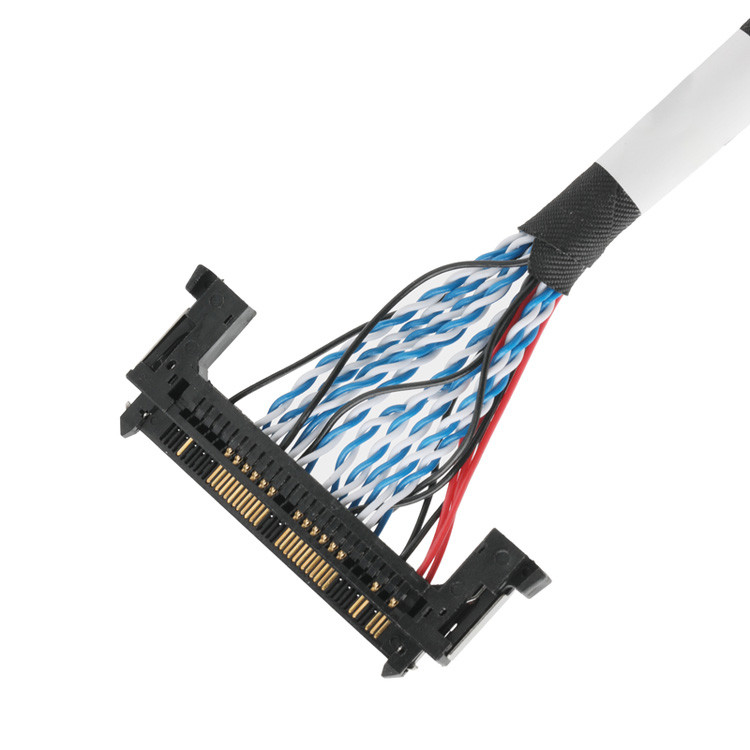 El conjunto de cables LVDS OEM/ODM desde JAE FI-RE51HL 51 pin a DP2.0 30 pin o EGN UL 1571 28AWG