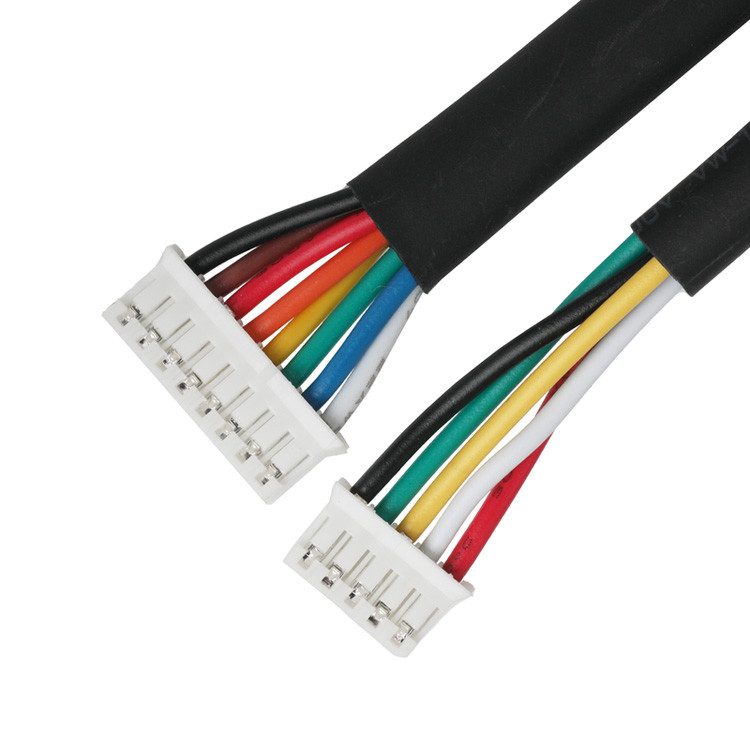 Ensamblaje de cable OEM/ODM con un ancho de 2,0 mm, que conecta los conectores JST PHR-14P a los conectores JST PHR-8P y JST PHR-5P