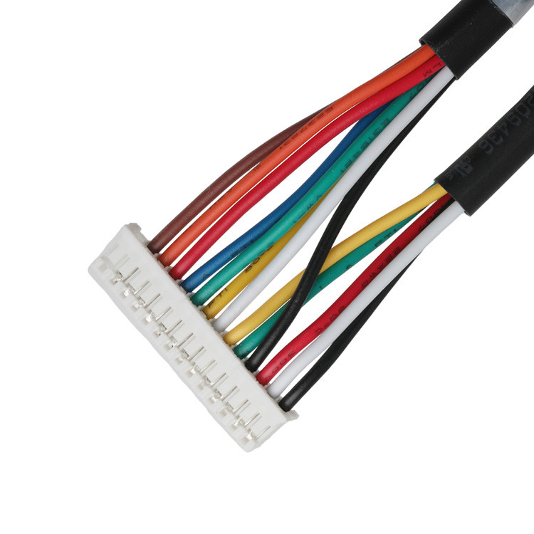 Ensamblaje de cable OEM/ODM con un ancho de 2,0 mm, que conecta los conectores JST PHR-14P a los conectores JST PHR-8P y JST PHR-5P
