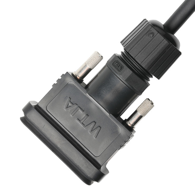 OEM/ODM Conjunto de cable LVDS de longitud personalizada ROHS desde HDB-26BMMA-SL7001 masculino hasta HDB-26BFFA-SL7001 femenino