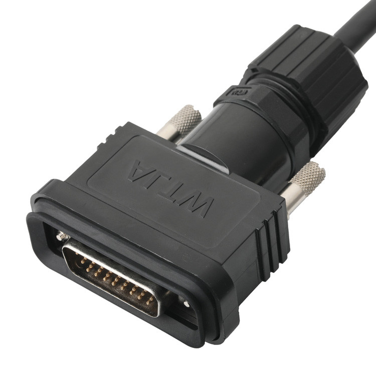 OEM/ODM Conjunto de cable LVDS de longitud personalizada ROHS desde HDB-26BMMA-SL7001 masculino hasta HDB-26BFFA-SL7001 femenino