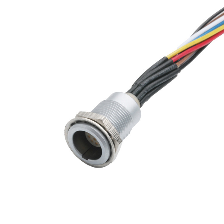 Cable personalizado con conector M12 desde el interruptor de sensores OBZ1G12CLL00000 hasta el interruptor de control KB915-12H2A