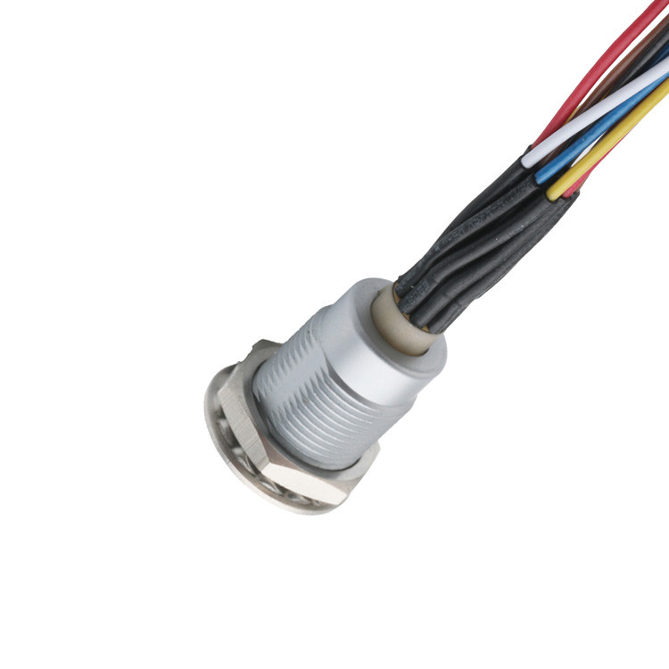 Cable personalizado con conector M12 desde el interruptor de sensores OBZ1G12CLL00000 hasta el interruptor de control KB915-12H2A