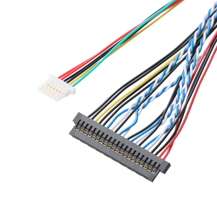 JAE FI-X30HL 30P 1,0 mm de anchura al conjunto de cables LVDS JAE FI-S20S 20P y SHLP-6P