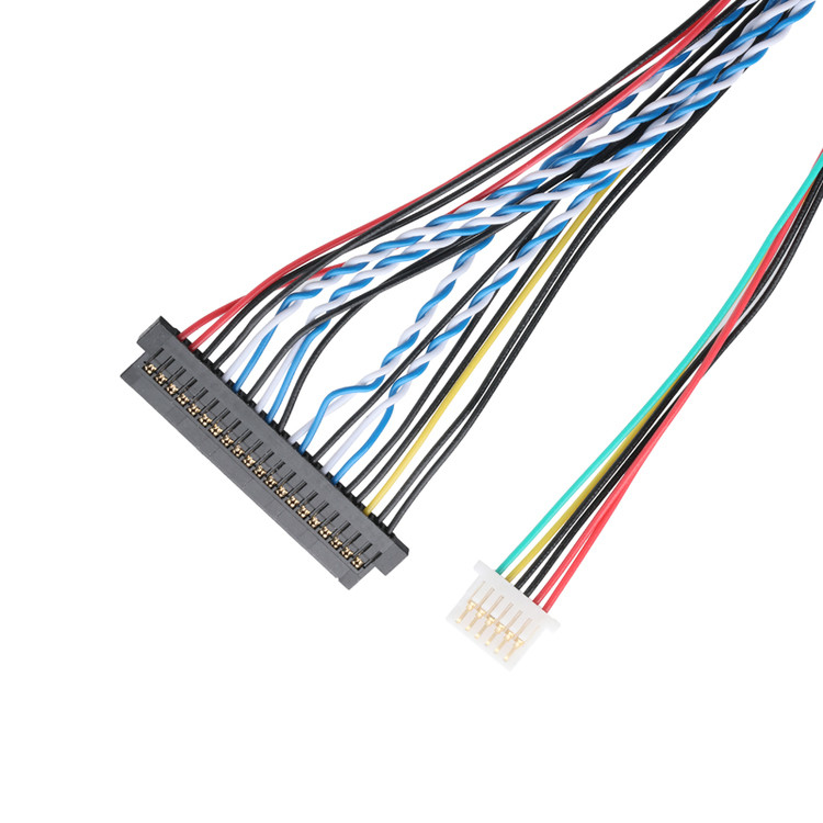 JAE FI-X30HL 30P 1,0 mm de anchura al conjunto de cables LVDS JAE FI-S20S 20P y SHLP-6P