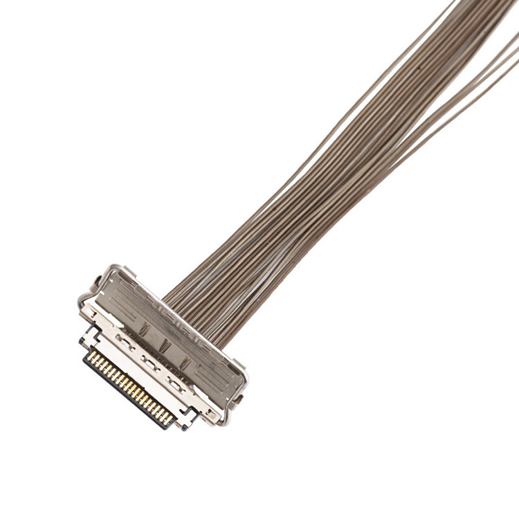 0.4mm Pitch LVDS EDP Cable 20679-20p Micro conector de visualización de lvds coaxial