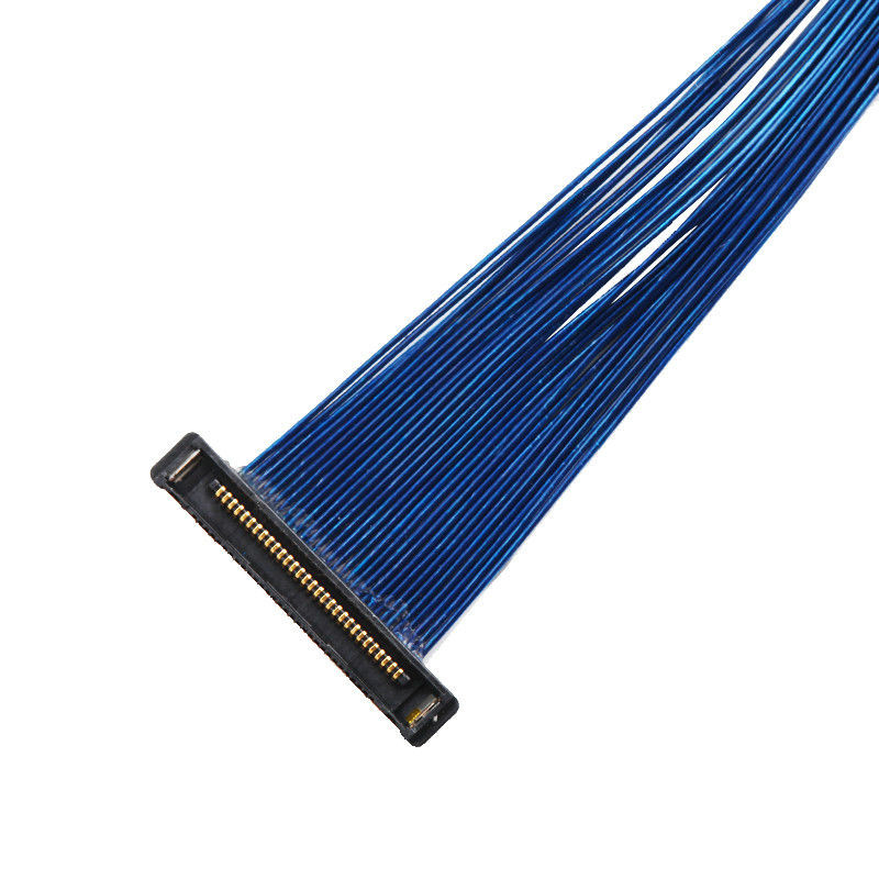 Conector de visualización de vídeo de 30 pines de microcable coaxial de EDP 20380-R30T-06