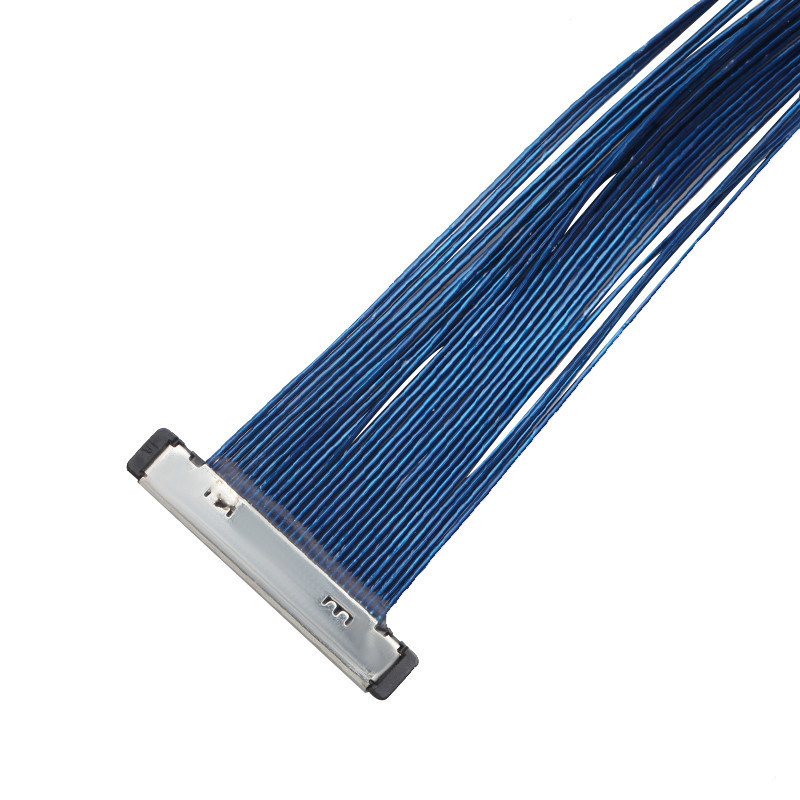 Conector de visualización de vídeo de 30 pines de microcable coaxial de EDP 20380-R30T-06
