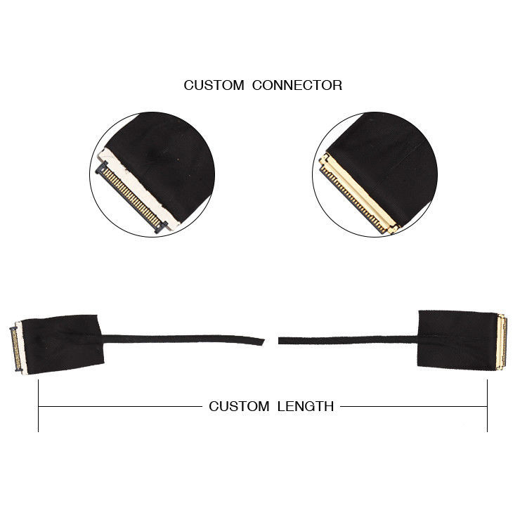 30 pin 0.5 mm Pitch LVDS EDP Cable 20453-230t-03 hasta Kel Usl20-30s