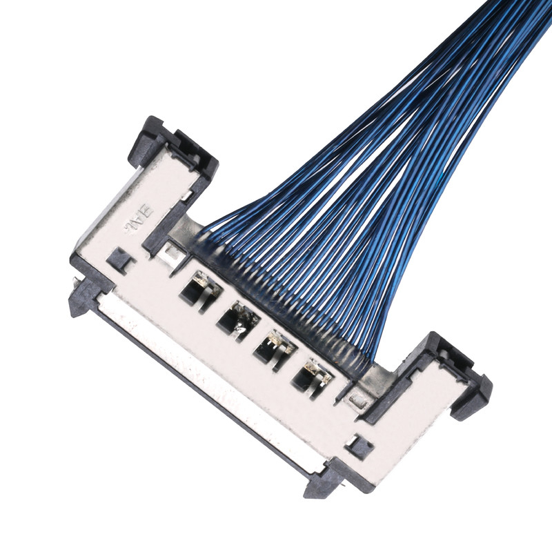 JAE FI-RE31CL al arnés de cable modificado para requisitos particulares cable del molex de la echada del montaje de cable del FI RE31CL LCD Lvds 0.3m m