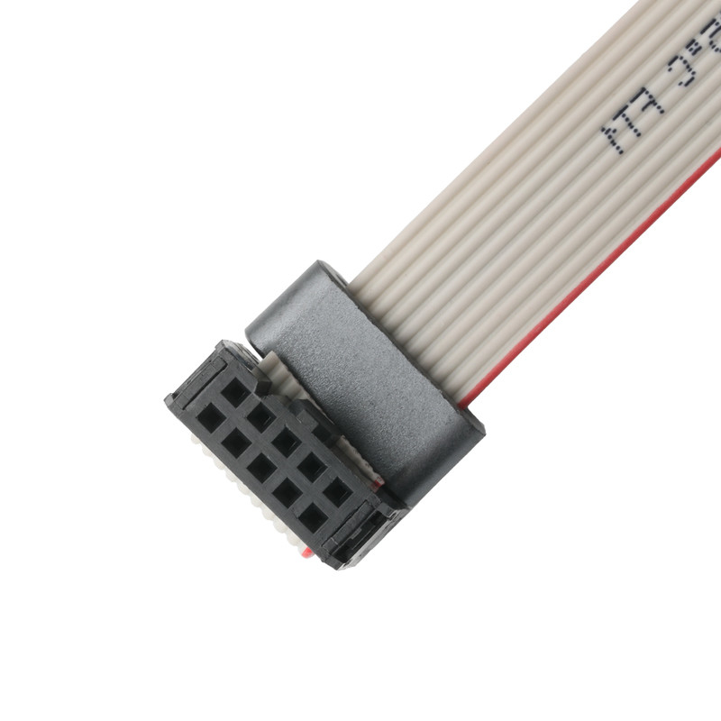 IDC FC-10Pin 2,54 mm de ancho UL2651 28AWG*10P Idc Cable de cinta plana 1,27 mm de ancho 10 pin para OEM / ODM electrónico