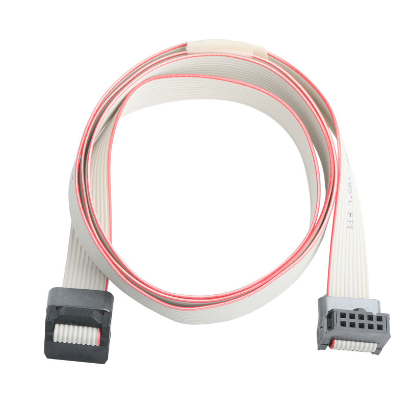 IDC FC-10Pin 2,54 mm de ancho UL2651 28AWG*10P Idc Cable de cinta plana 1,27 mm de ancho 10 pin para OEM / ODM electrónico