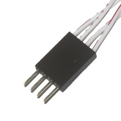 Conector Dupont de cable de cinta plana flexible de 4 pines para cable de modelo de helicóptero RC