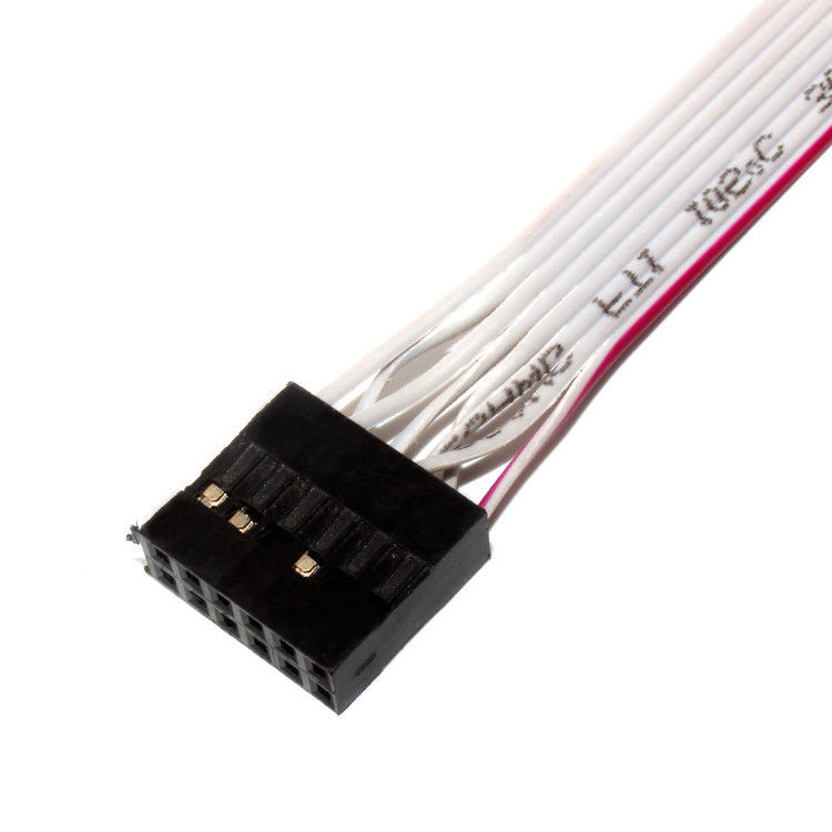 IDC 12 PIN Cable de cinta plana flexible DF19 a JST RF para el cable de alimentación PCBA